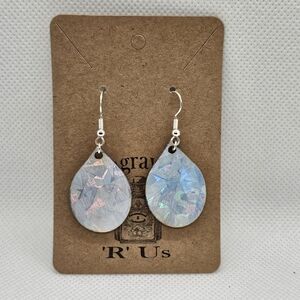 Handcrafted Teardrop Earrings | Laser-Cut Earrings w/ 925 Sterling Silver Hooks